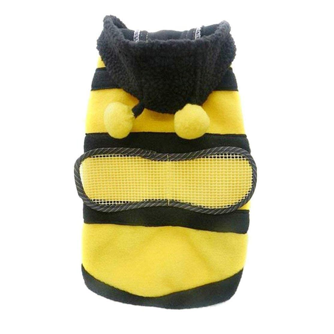 Coat Hoodie Tqwy Small Bumblebee Dog Cat Puppy Halloween Clothes Pet Apparel Bumble Bee Dress Up Pet Coat Hoodie