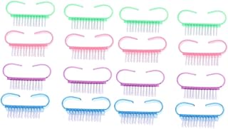 FOMIYES 40 Peças Escova De Limpeza De Unhas Limpador De Plástico Limpador De Nobuck Escovas De Limpeza De Unhas De Mão Escova De Unhas De Dedo Do Pé Escovas De Limpeza De Unhas Escova De