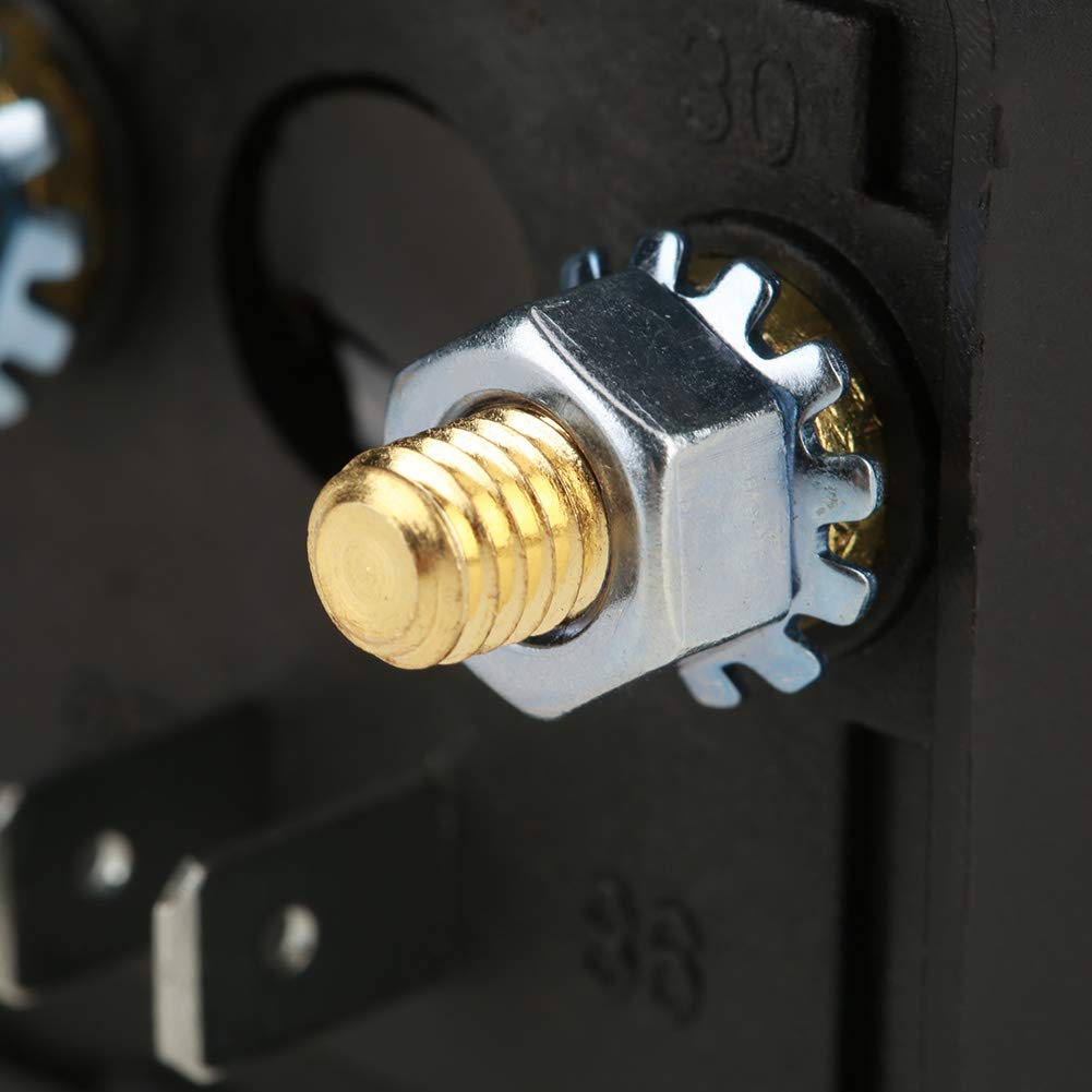 Przekaźnik rozrusznika samochodowego 12V 100A 4-pinowy normalnie otwarty Heavy Duty do włączania/wyłączania akumulatora sterującego, 2,95 × 1,69 × 1,69 cala