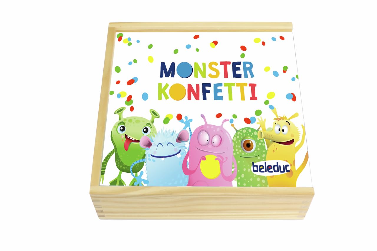 Monster Confetti, gra edukacyjna dla dzieci, znana z przedszkola