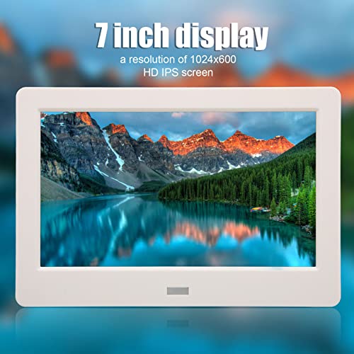 Álbum de fotos eletrônico grande porta-retratos digital doméstico de 7 polegadas 100-240 V HD Plugue