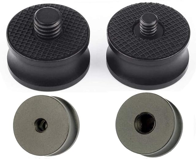 1/4" Male to 3/8" Female Camera Tripod Screw Converter Adapter,1/4" Female to 3/8" Male Thread Camera Tripod Screw Mount Convertor Adapter for Tripod Monopod Ballhead Camera