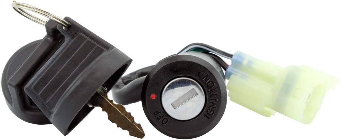 RMSTATOR Replacement for Ignition Key Switch Kawasaki KFX 50 2007-2009 2013-2023 / KFX 90 2007-2020 | OEM Repl.# 27005-Y001 27005-Y002