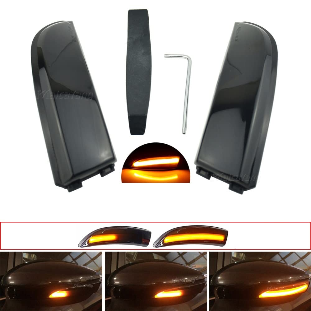 Auto LED Dinamico Indicatori Di Direzione Luce Specchietto Retrovisore Lampeggiante Per Ford Fiesta MK6 VI/UK MK7 2008-2017 B-Max - Foto 9