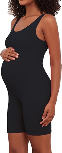 Miniatura 2 de Lataly Body de maternidad para mujer, moldeador, sin mangas, pantalones cortos, overol para mujer