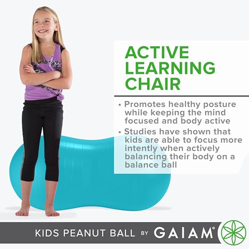 Active Seat Peanut Shaped Bounce Desk Chair, Exercise Yoga Balance Sitting Ball - Image 5