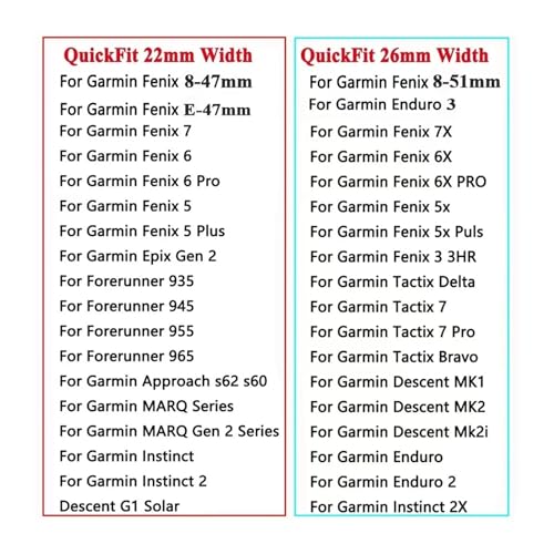 Bracelet titane Garmin Fenix 8 E 7X 6X Forerunner 965 ajustement rapide 22mm - 7