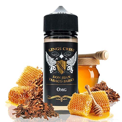 ELIQUID KING CREST - DON JUAN TABACO DULCE - ELIQUID PARA CIGARRILLO ELECTRONICO - SIN NICOTINA (100ML) Cover