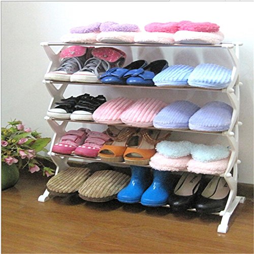 Shag Shoe Rack and Stand 5 Tier Shoes Rack Amazon.in