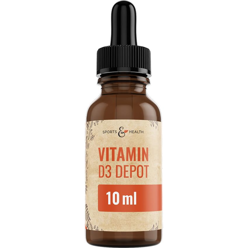 Vitamin D3 Tropfen 10.000 IE - Hochdosiert - Vitamin D3 Depot - Vitamin D Tropfen Hochdosiert - Tropfen mit dem D3 Vitamin, Cholecalciferol, Vitamin D3 Tropfen hochdosiert, Vitamin D Öl, Vitamin D3 Öl