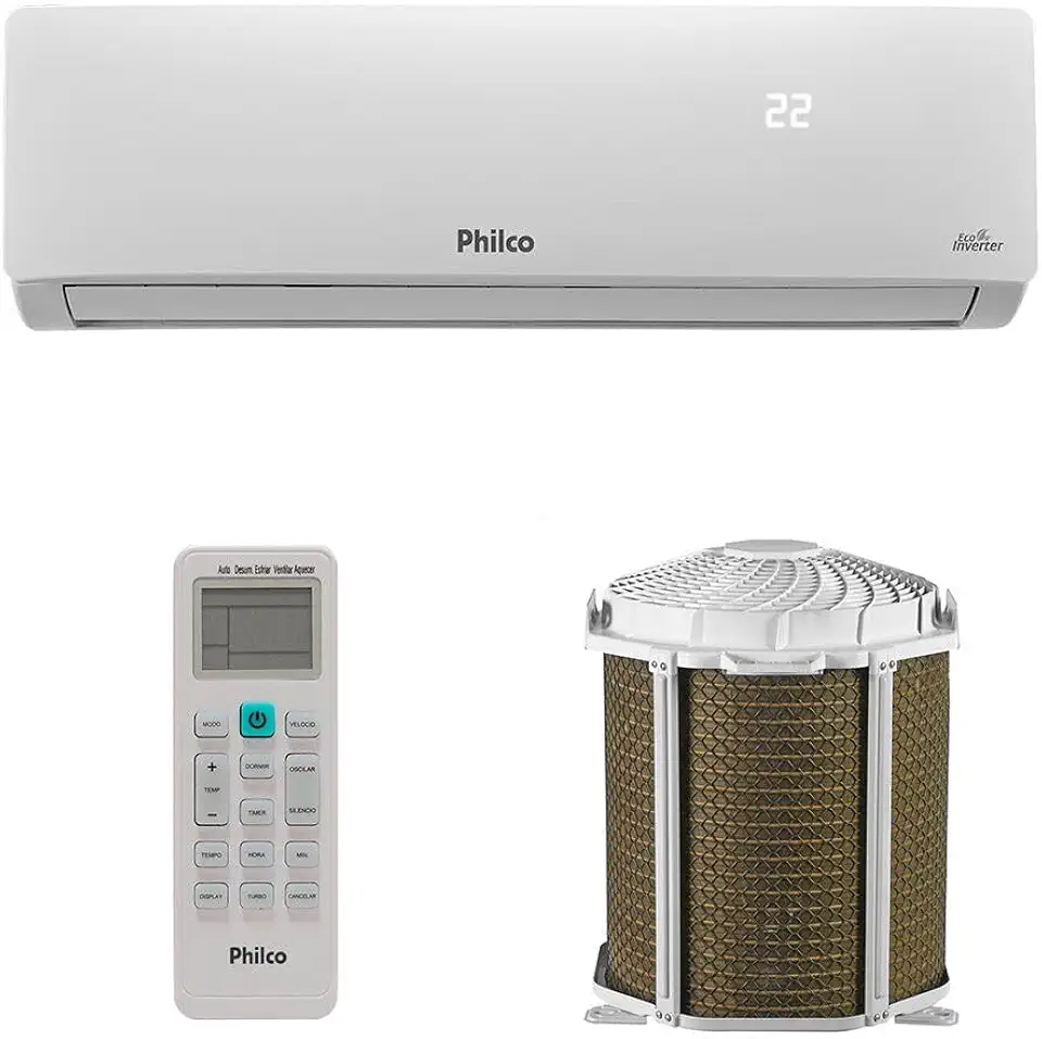 Philco - Ar-Condicionado Split 12000 BTUs Quente e Frio Philco, Inverter - PAC12QC