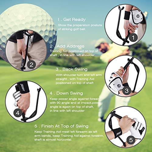 Jeicy Golf Swing Training Aid - Golf Swing Guide for Beginner and Kid to Forming The Correct Muscle Memory - Thumbnail 3
