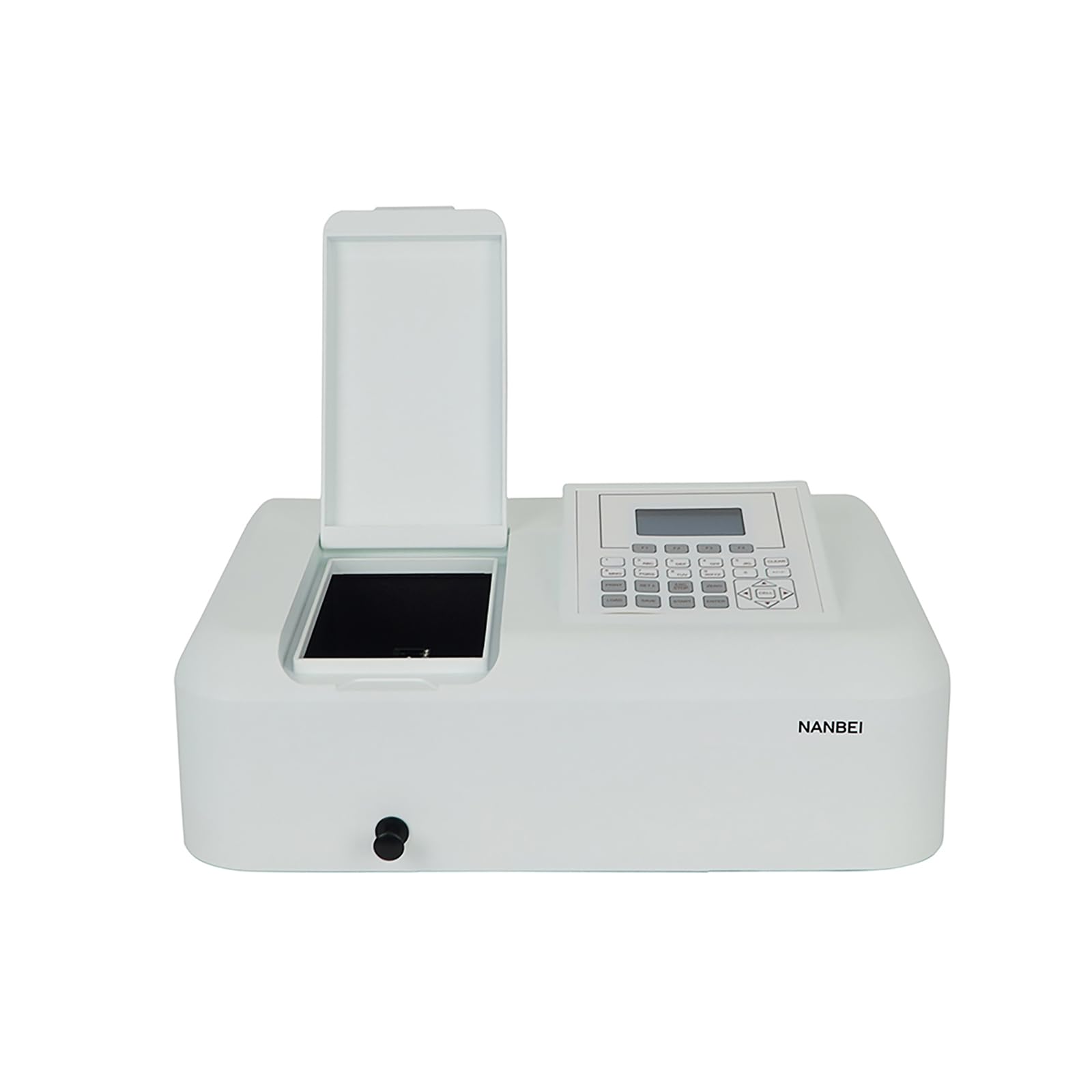 Visible Portable Spectrophotometer LCD Digital Lab Spectrophotometer,Data Storage 1000 Sets,Tungsten Lamp, Portable Spectrophotometer with USB, Wavelength accurracy+-1nm