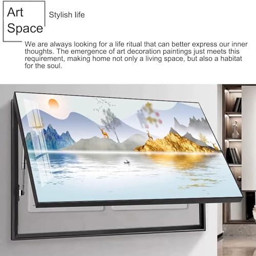 Large Waterproof Electrical Switch & Meter Box - Decorative Outdoor Outlet Cover for Home, Dorm & Hotel Use (Blue, 70x35cm/27.6x13.8in)