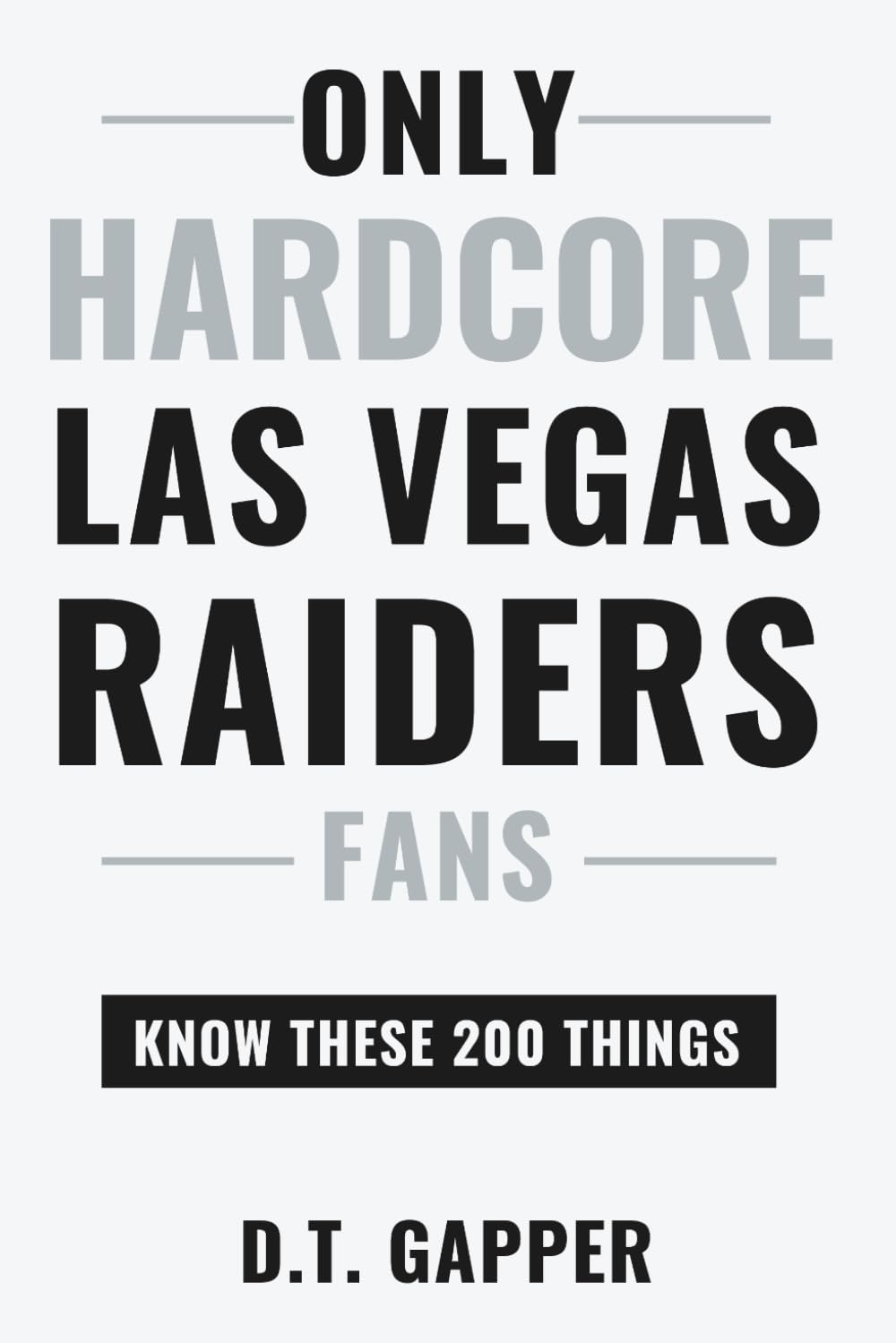 Only HARDCORE Las Vegas Raiders Fans Know These 200 Things: Deep-Cut Trivia, Hidden Stories, and Surprising Facts from Every Era of Las Vegas Raiders History (200 Facts for HARDCORE Fans)