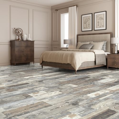 image for Art3d Peel and Stick Floor Tile Vinyl Wood Plank 36-Pack 54 Sq.Ft, Age