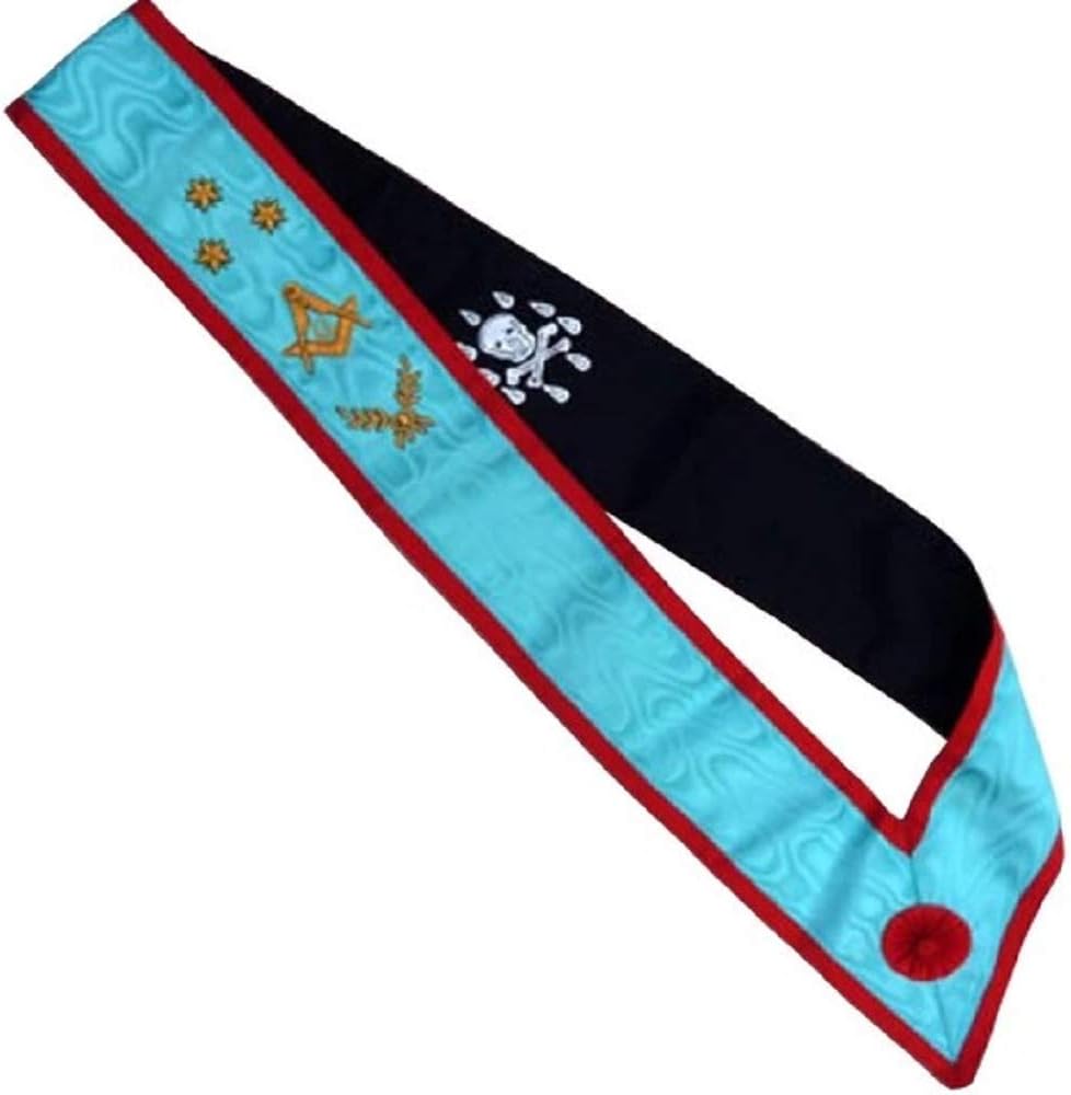 Masonic Regalia freemasons Scottish Rite Master Sash 3 Stars Acacia for Masons