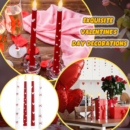 Velas LED de cera real decorativas para San Valentín y propuestas matrimoniales 4