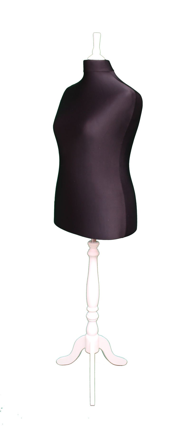 Mannequin Couture Femme Taille 44 Sur Trépied Bois - Buste Vitrine Noir Réglable
