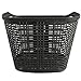 N / A LXLIGHTS Paniers Vélo, Panier De Vélo Accessoires pour Voitures Électriques Plastique Antirouille Achats Fruit des Légumes Va À L'école Bouilloire (Color : Black-1pack, Size : 33cmx22cmx25cm)