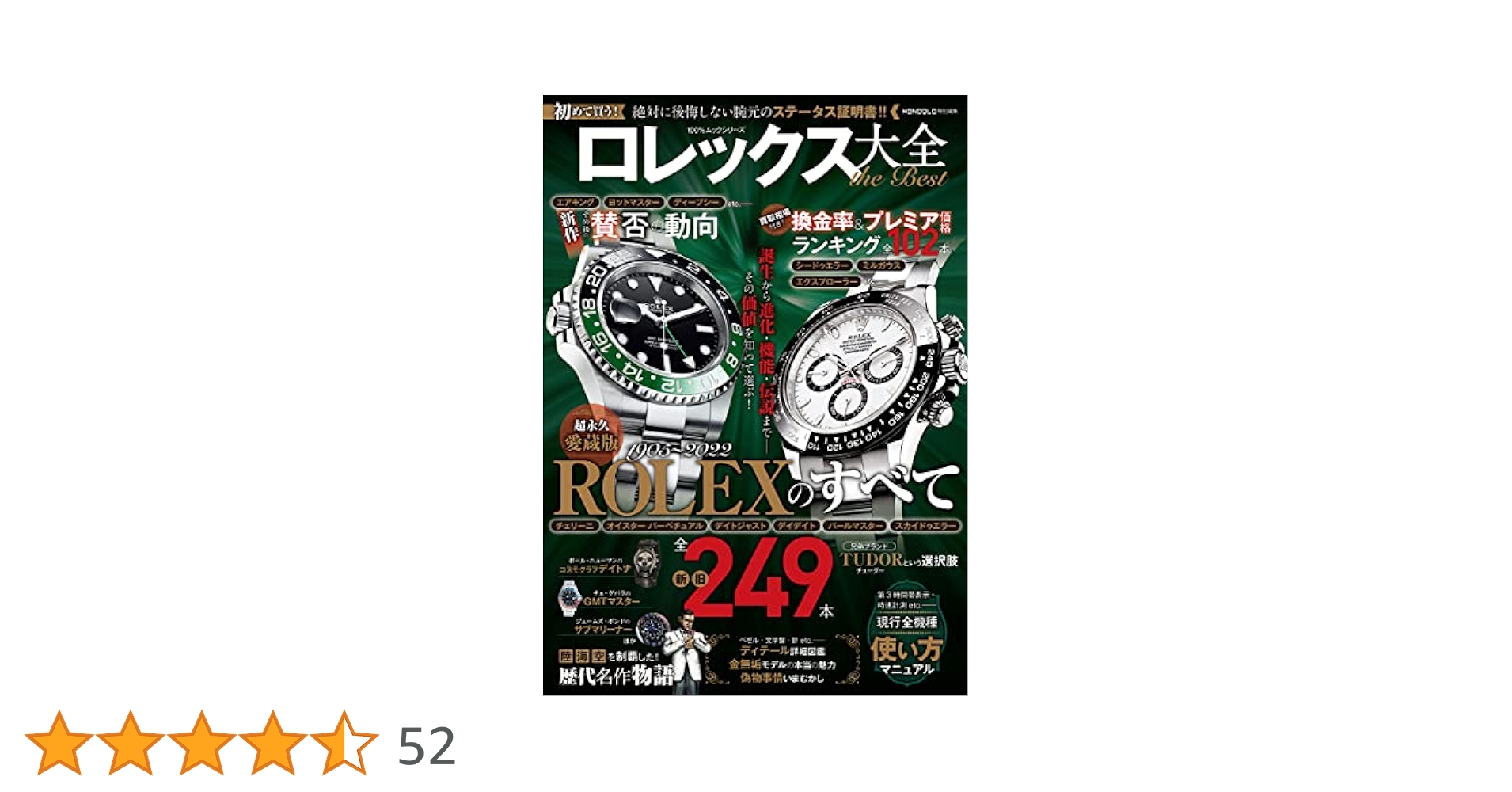 ロレックス大全 the Best (100%ムックシリーズ) | 晋遊舎 |本