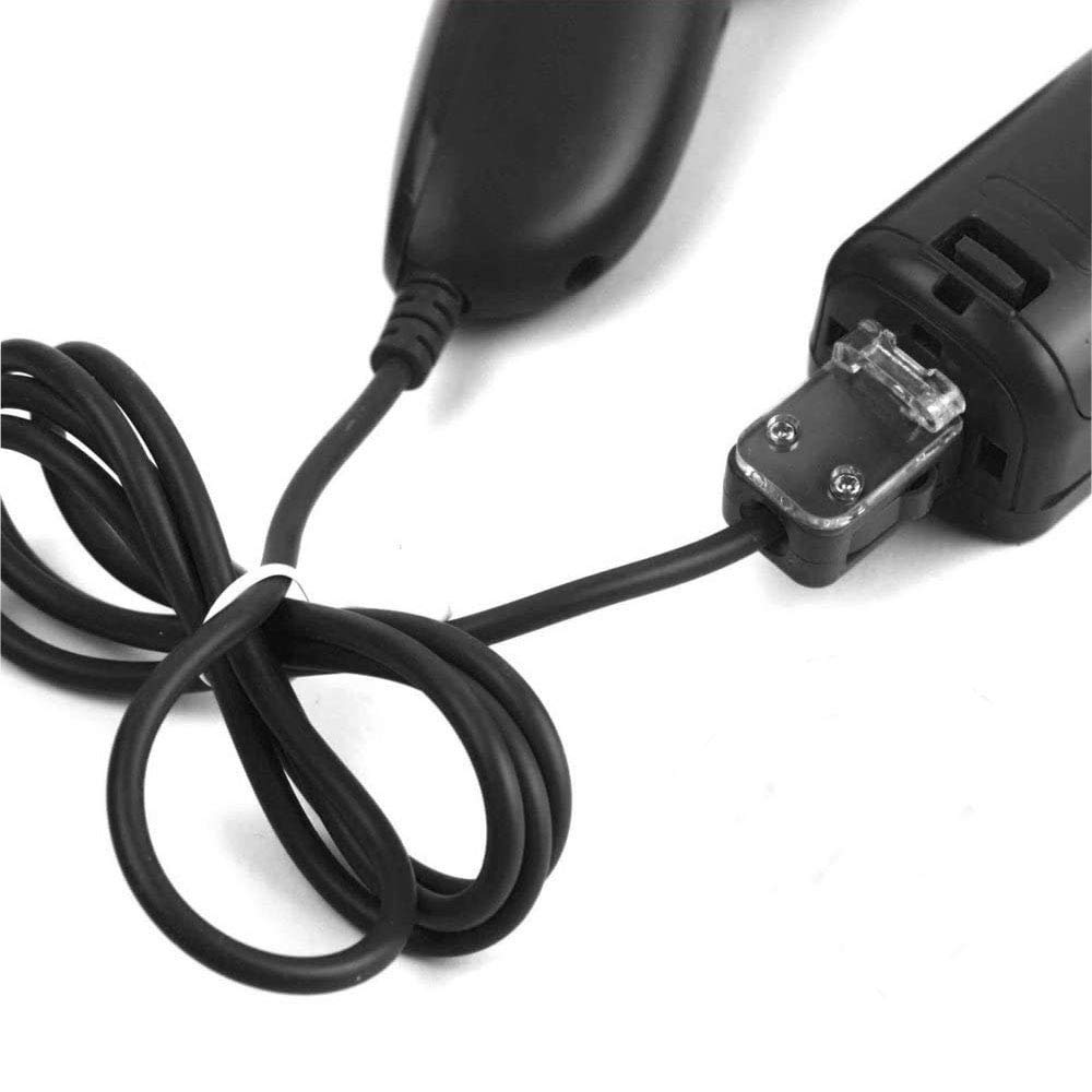 ZOTAIN 2 Pack Wii Nunchuk Controllers Compatible for Nintendo Wii & Wii U Video Game Gamepads (Black X 2)