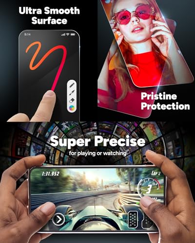Protège-écran Google Pixel 9 et 9 Pro ZAGG Fusion Privacy en polymère hybride - 5