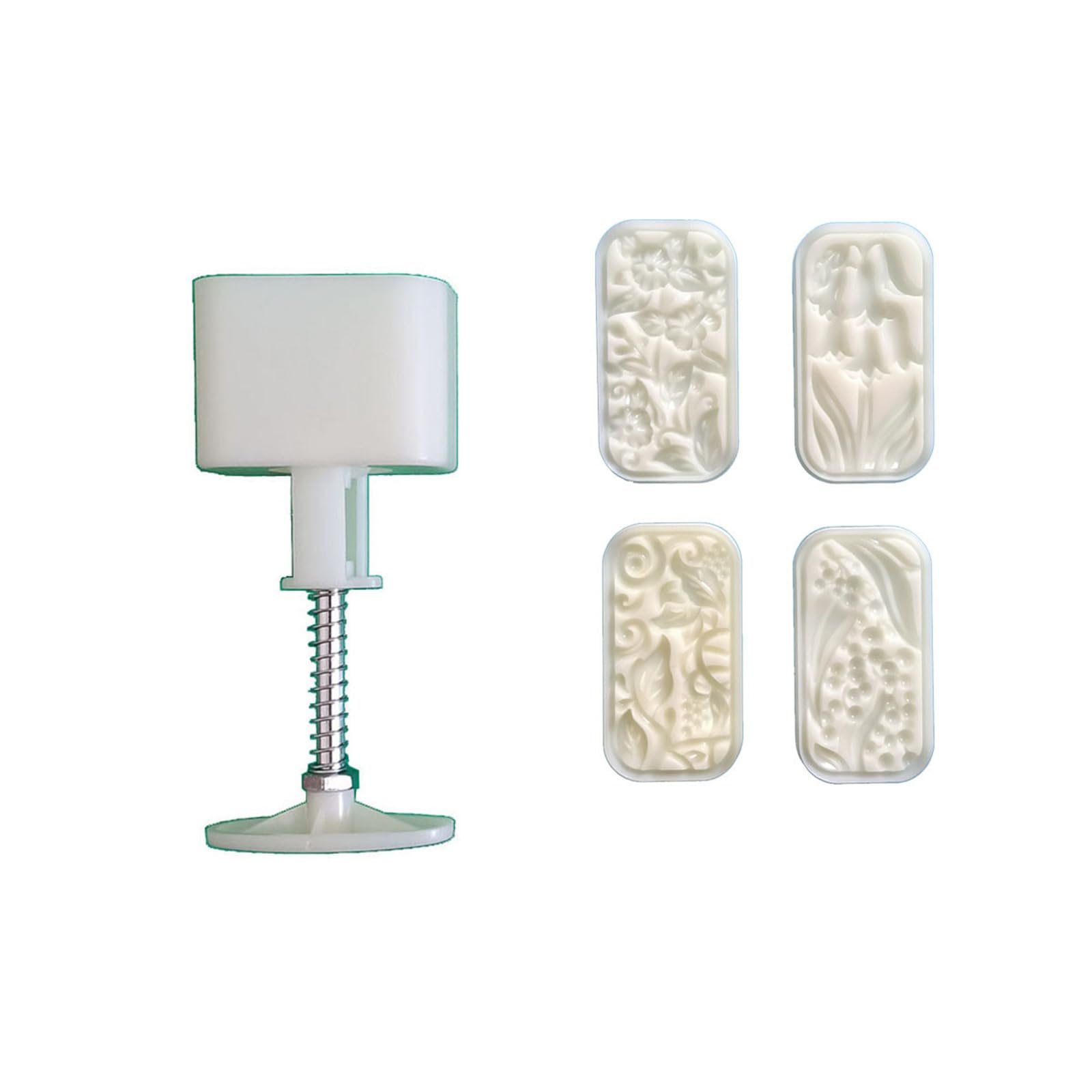 Tsophreniq Making Molds Flower Shape Handmades Pastrys Stamps Mungs Bean Cake Suitable for Family Partys Kitchen Tool