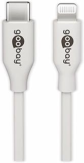 goobay 39446 Lightning - USB-Câ„¢ Charge and Sync Cable 1m White - MFi Cable for Apple iPhone/iPad White