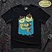 Adventure Time Princess Bubblegum's Rock T-Shirt Men's Black Short Sleeve Tee-Large
