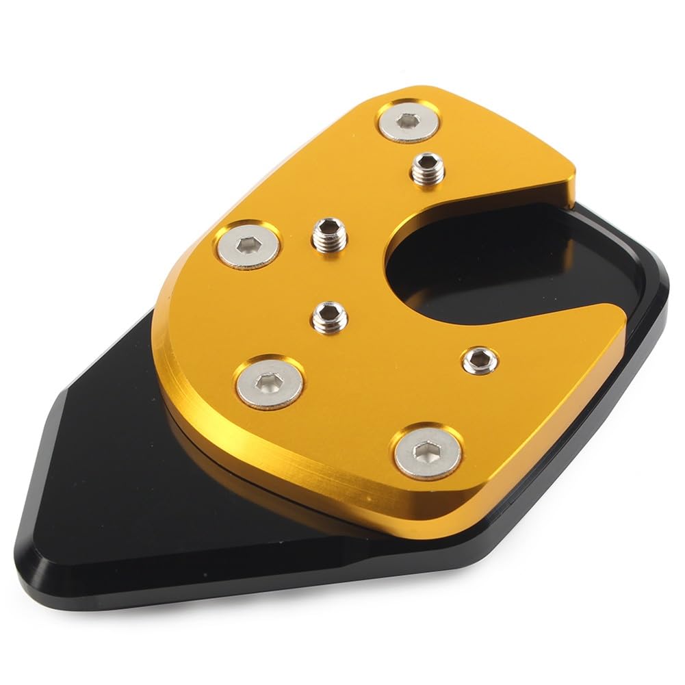 Extension béquille latérale moto XADV 750 aluminium anodisé finition supérieure