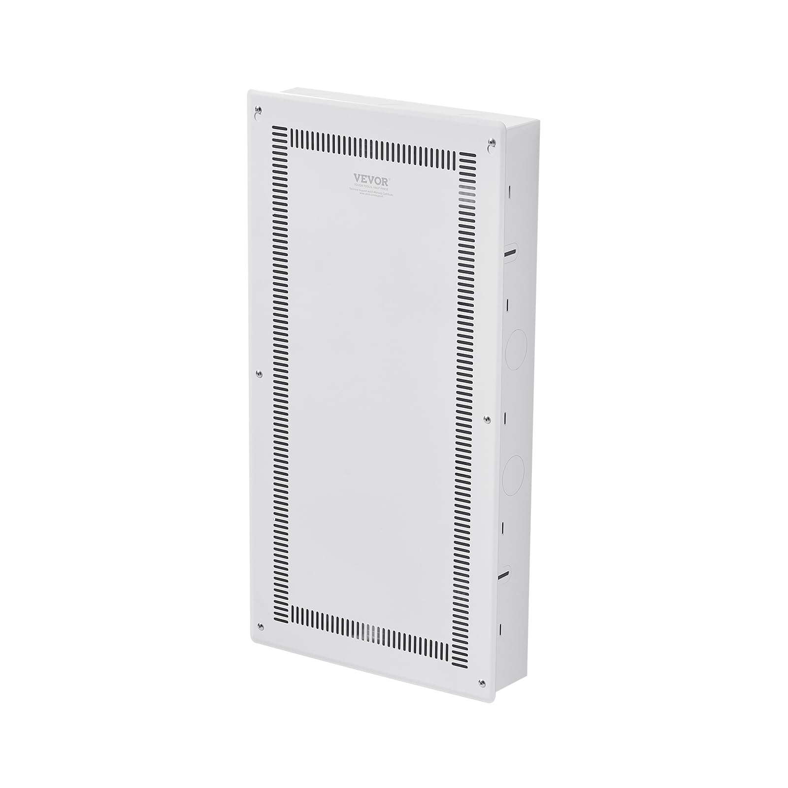VEVOR Boîtier multimédia structuré, 71,1 cm, boîte multimédia encastrée avec couvercle, kit de gestion de câbles à montage mural, armoire multimédia à câblage structuré, acier laminé à froid, pour TV