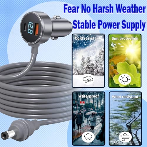 Starlink Mini 12V DC Power Cable,10Ft Car Charger Cigarette Lighter Adapter - image 4