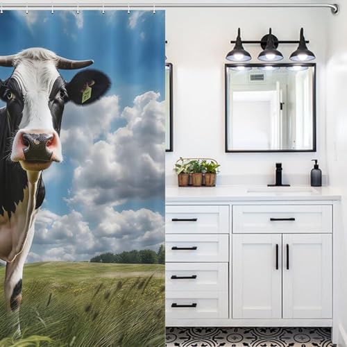 Rideau de douche vache résistant et durable de haute qualité - 5