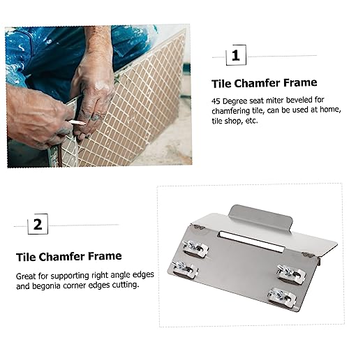 Dispositif de chanfreinage de carrelage robuste en alliage pour coupe d'angle