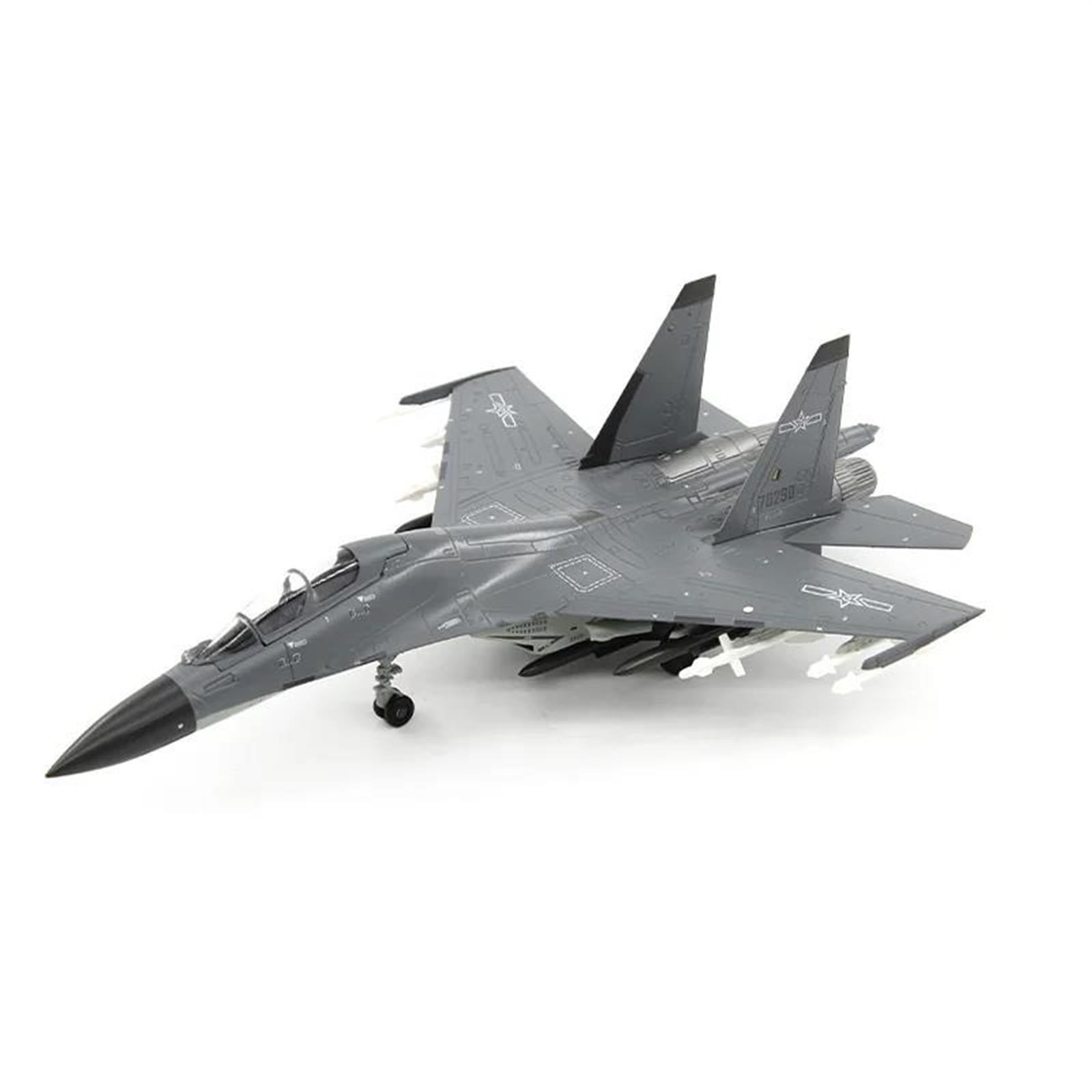 Avión Fundido a presión, Modelo Militar a Escala 1/72, Juguete para PLAAF MiG-21, Luchador con Cama de pez, Modelo de avión de Metal Fundido a presión, colección de Juguetes, Modelo de avión