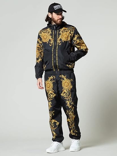 VERSACE(ヴェルサーチ)バロックプリントレインコート 52サイズ