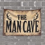 Photo Gallery ogbd bar for man cave the man cartello con corna da arazzo arazzo per pareti divertente decorazione da bar (100 x 150 cm) Photo Gallery ogbd bar for man cave the man cartello con corna da arazzo arazzo per pareti divertente decorazione da bar (100 x 150 cm)