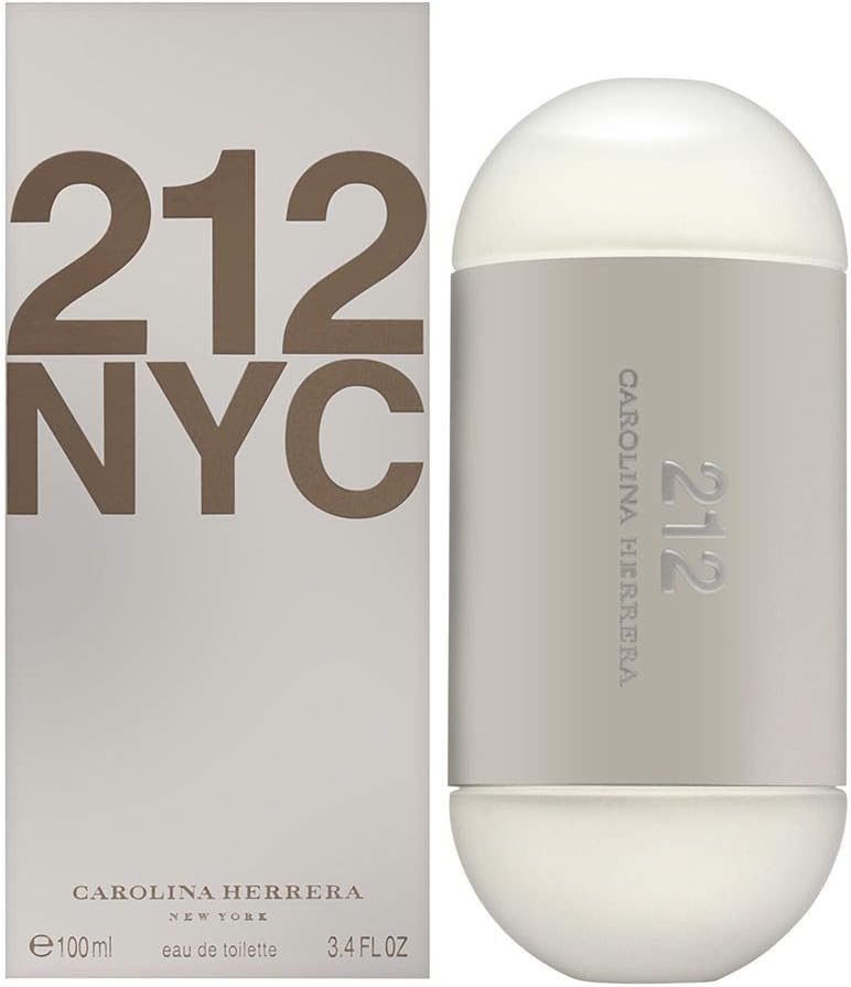 Carolina Herrera 212 Eau de Toilette Spray for Women, 3.4 Fluid Ounce