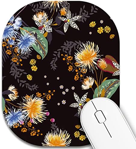 Small Mouse Pad，Mini Mouse Pad 6 x 7 Inch，for Laptop Keyboard Tray Wireless Mouse Home Office Travel，with Non-Slip Rubber Base, Waterproof Mouse Mat，Dandelion