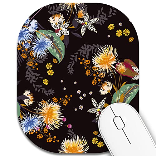 Small Mouse Pad，Mini Mouse Pad 6 X 7 Inch，For Laptop Keyboard Tray Wireless Mouse Home Office Travel，With Non-Slip Rubber Base, Waterproof Mouse Mat，Dandelion #TOP9