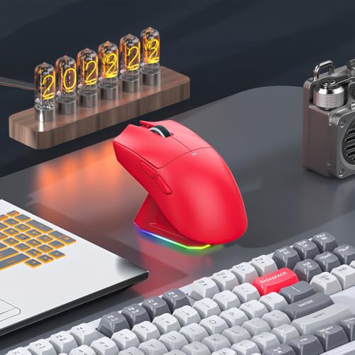 Ratón inalámbrico de 22000 dpi con base magnética y sensor PAW3311 5