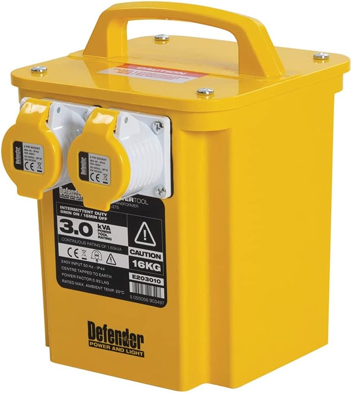 Defender E203010 3kVA Portable Transformer 110V 3000W