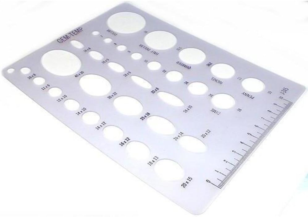 Opal Cutting Lapidary Template Cabochon Polishing Tool