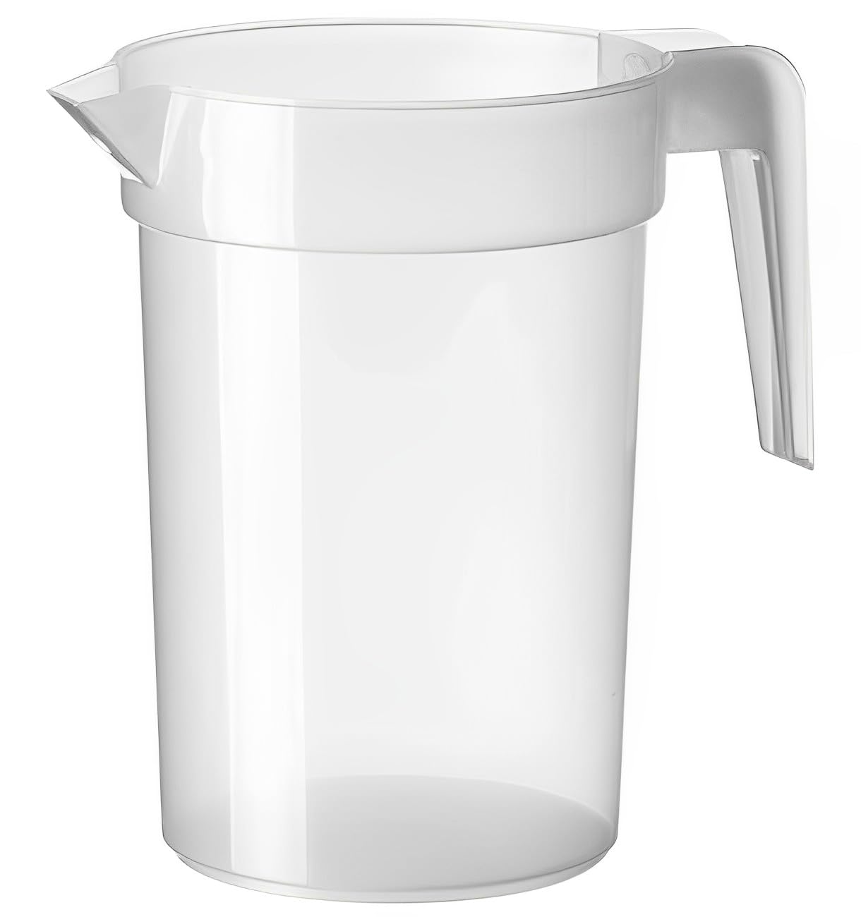 SPARKLERS CLUB Pichet 1 Litre (1,25L à ras bord) - Lot de 20 - Plastique Polypropylène (PP) Réutilisable - Pichet Réutilisable,Prise en Main facile, Pichet pour tout évènement