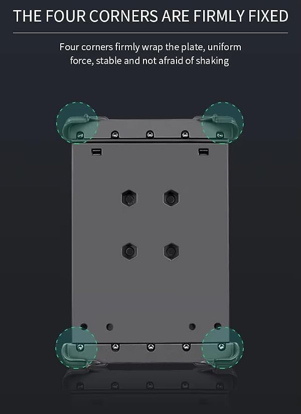 Strg Industrial Tablet Mount for Height Range: 6.8" - 8.5", Width Range: 4.52", Depth Range: 0.39" Tablets, Compatible with RAM B 1" and C 1.5" Size Round Ball Mounts Bases (Ball Mount Not Included) by Strg - Used condition - Image 2
