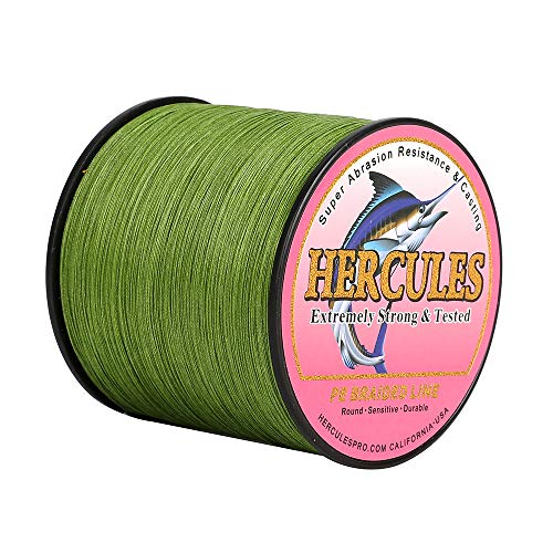 ヘラクレス(HERCULES) PEライン 釣り糸 8本編み 1.5号 100M 15色-(アーミーグリーン)遠投 釣りライン 高強度 PE編組 釣糸 高感度 高比重 魚釣りライン 充実なタイプ 2枚目