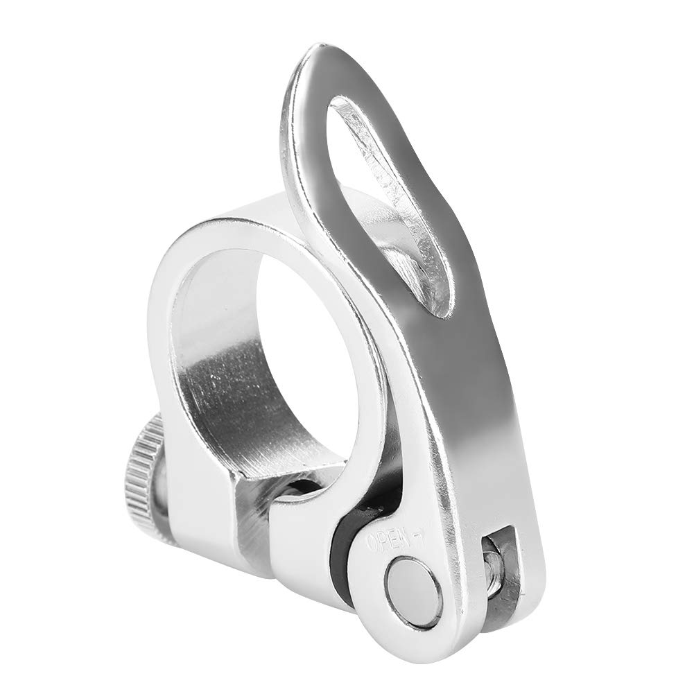 Pince de Tige de Selle, Collier de Tige de Selle de Vélo Pince À Libération Rapide Vélo de Route Collier de Serrage à Dégagement (31.88mm-Noir