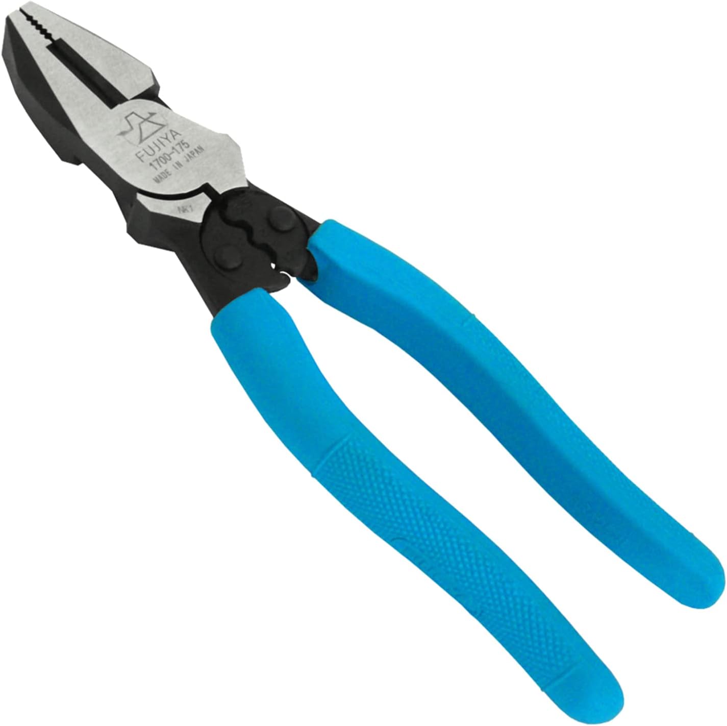 FUJIYA Tools, 1700-175, High Leverage Lineman's Pliers Crimp Pliers, 7 Inch