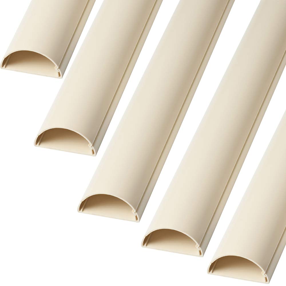 5X 1M (5M) 30Mm X 15Mm Magnolia Hdmi Optical Av Cable Trunking Conduit Cover 5055538197185